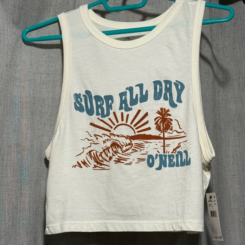 O'Neill Kids White Surf Tank Top